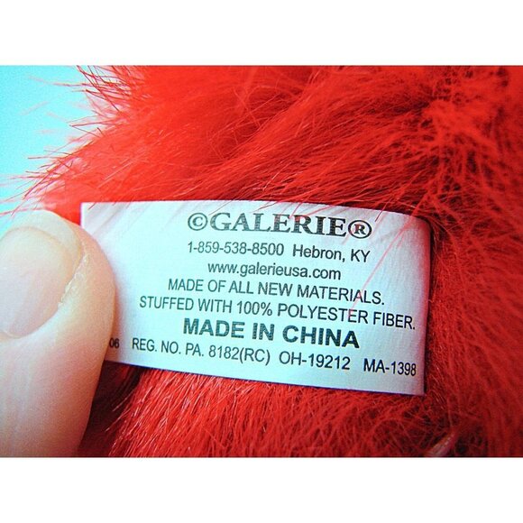 Galerie Love Bug Stuffed Animal Plush Toy Lady Bug Collectible Red Adorable 5" - Picture 11 of 11